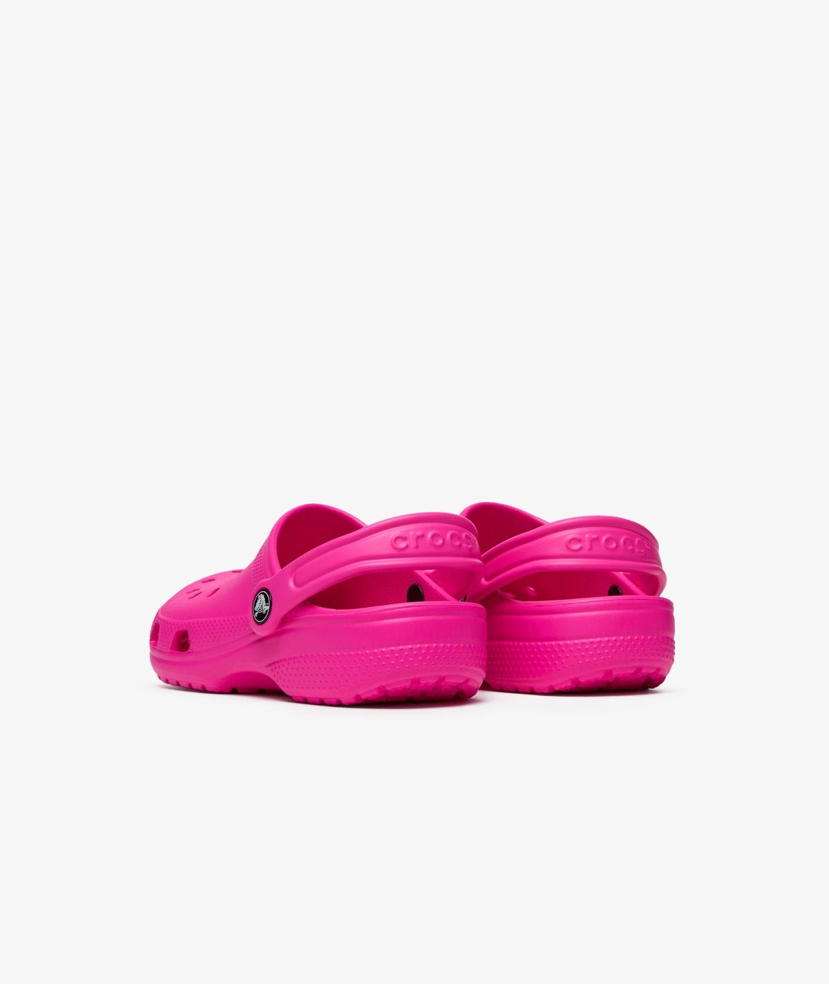 Pink crocs