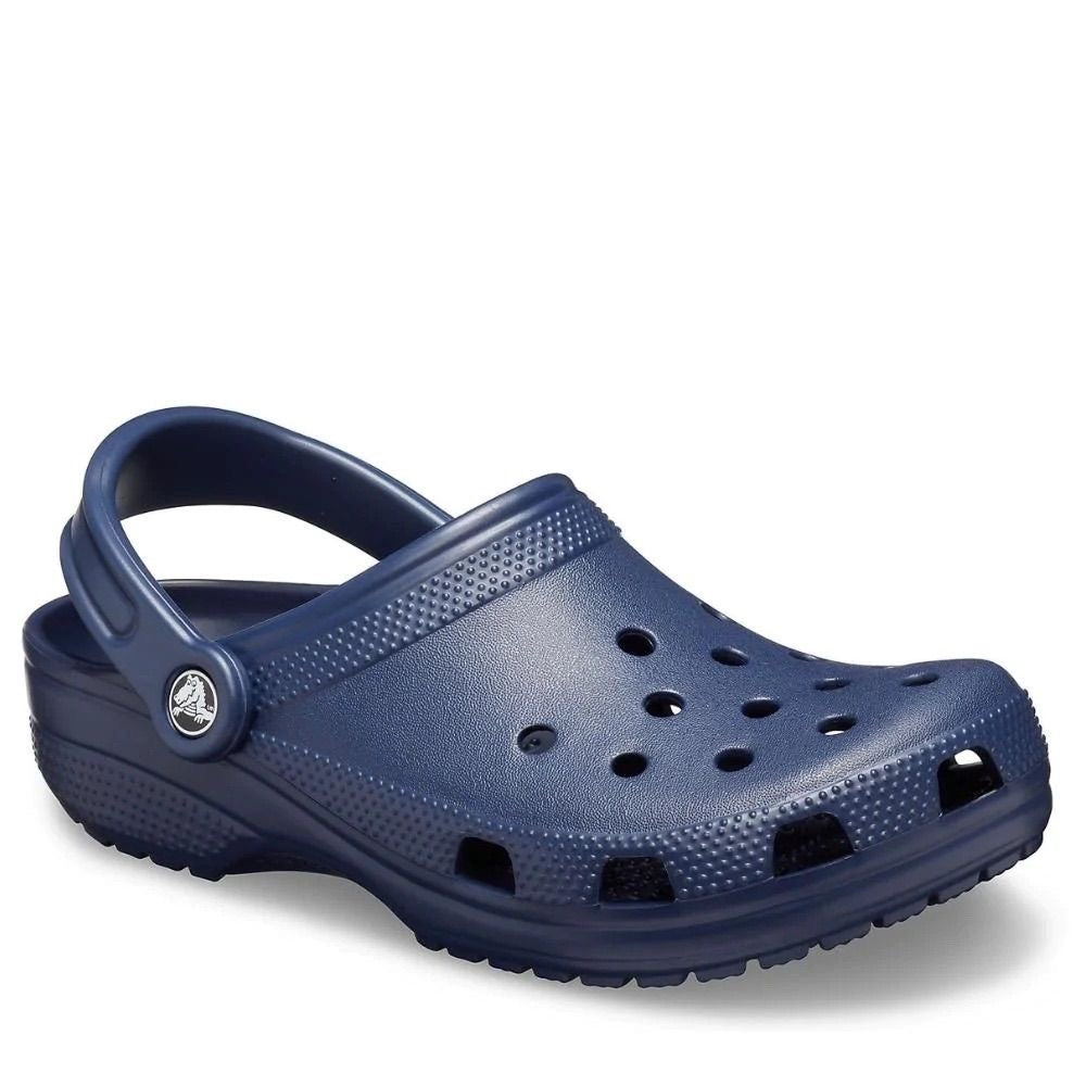 Navy blue classic crocs