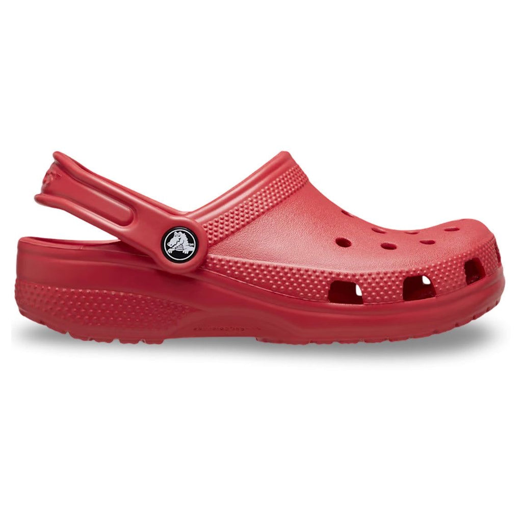 Red classic crocs