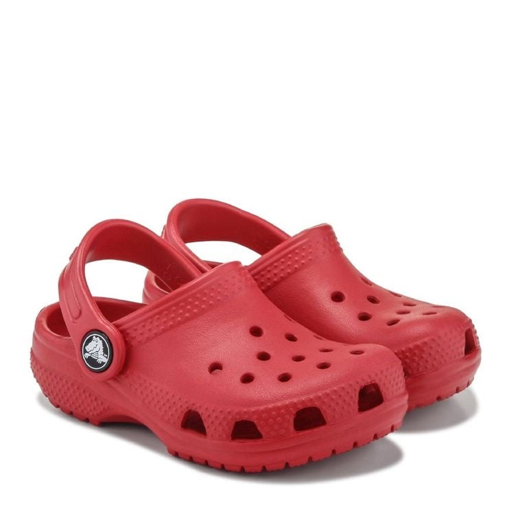 Red classic crocs