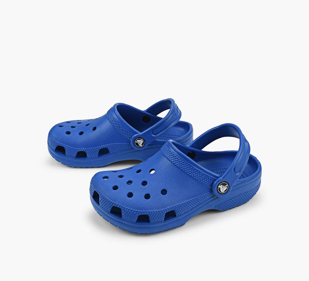 Blue classic crocs