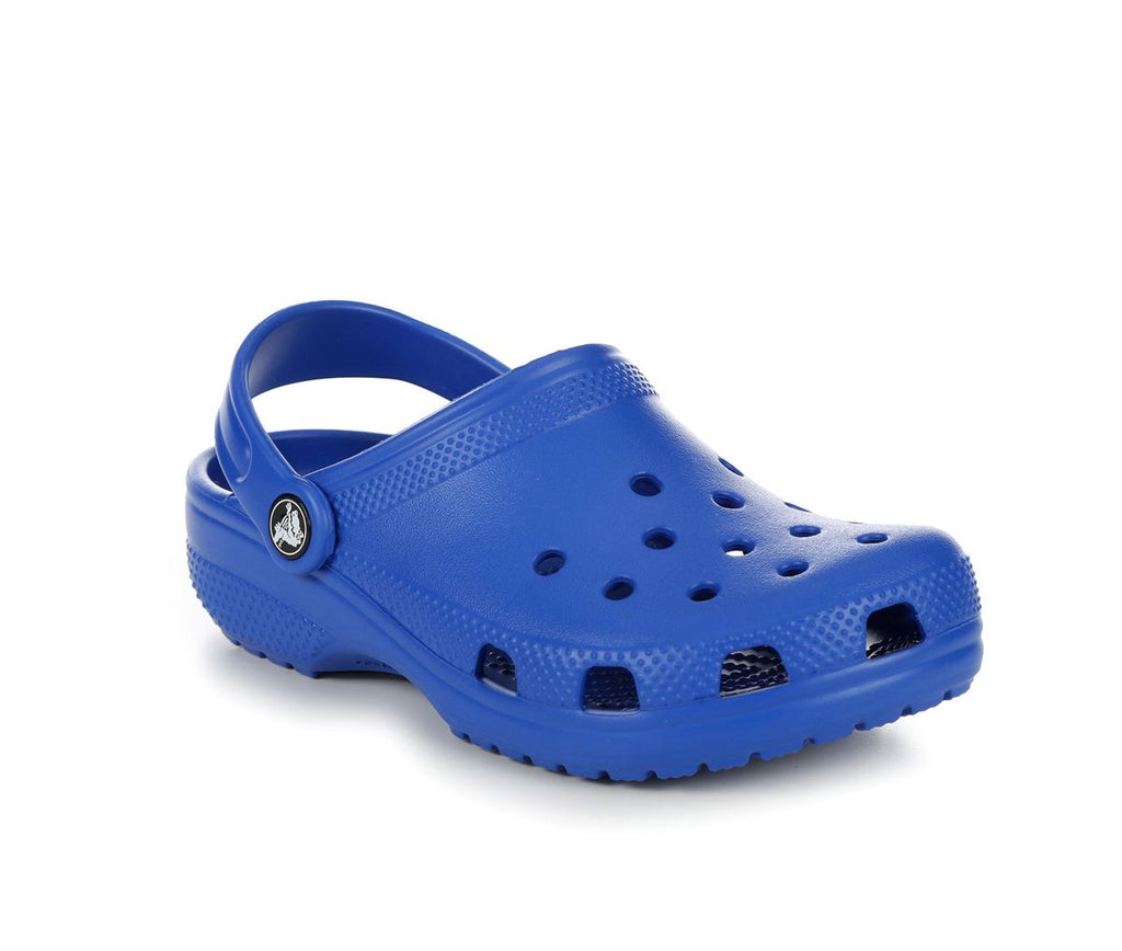 Blue classic crocs