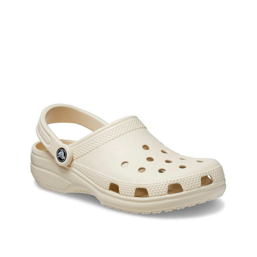 White classic crocs