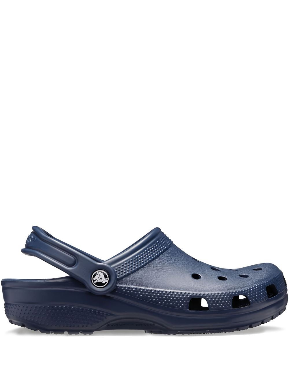 Navy blue classic crocs