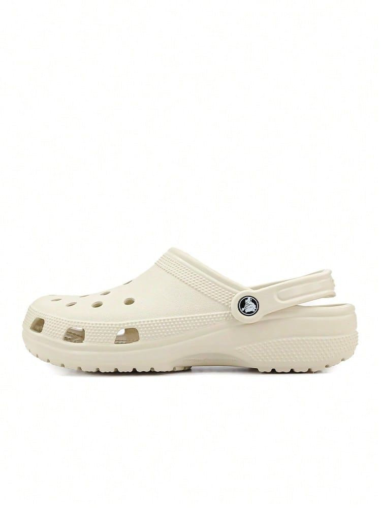 White classic crocs